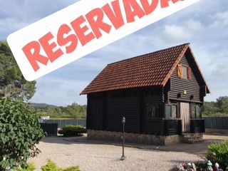 Chalet in Carrer vuit de maig 505. Reservada!!!!: preciosa cabaña de madera con vistas en masbermel