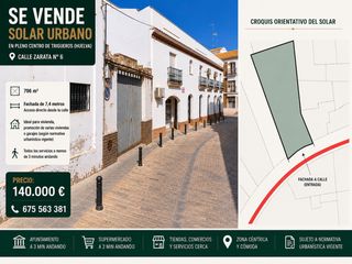 Terreno residenziale in Calle zarata 6. Solar urbano céntrico en trigueros, 796 m²