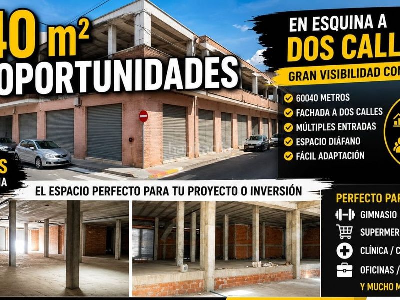 Foto 91952b9b-2fb9-4446-942f-8dbf246327cf. Local comercial en cronista pareja 2 640 m2 de posibilidades en Canals