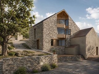 Masia a Calle unica 14. Casa de piedra para rehabilitar en nerín con proyecto y vistas e