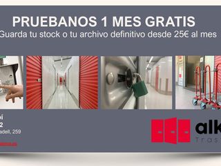 Lloguer Local Comercial a Avinguda de la fama 45. ¿te falta espacio? alkila trastero a tu medida!!