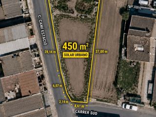Terrain résidentiel  Carrer horts 2. Venta de terreno en calle horts, 2
