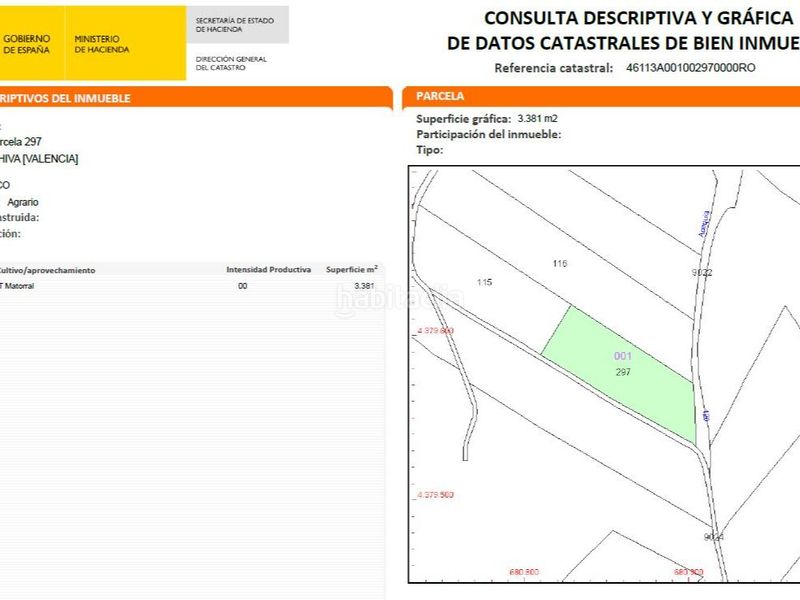Foto 4a294677-c8bc-4fdf-9955-68495889d6c1. Finca rústica a calle marjana 1 a Centro Chiva