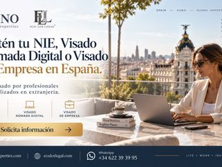 Pis a Calle esparto  9. Obtén tu nie, visado nómada digital o visado de empresa en españ