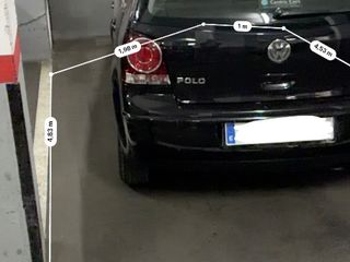 Aparcament cotxe a Concili de trento 78. Plaza de parking para coche pequeño o compacto en barcelona