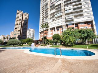 Piccolo appartamento in Avenida del municipi 12. Amplio apartamento con piscina y garaje en levante benidorm