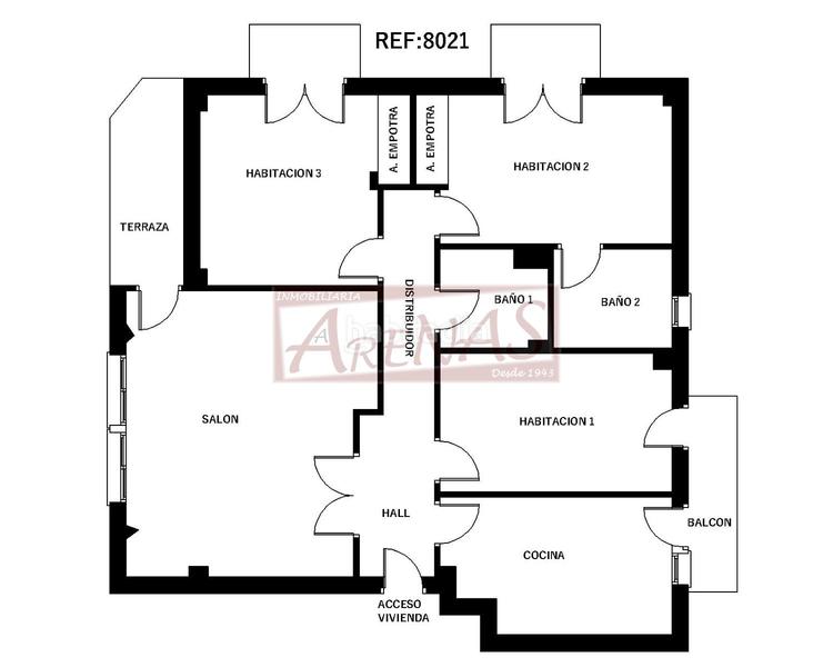 Foto ca62c541-124f-497c-a2fd-3a3ba17252b7. Flat in calle doctor senderos 5 in Carlos V Laredo