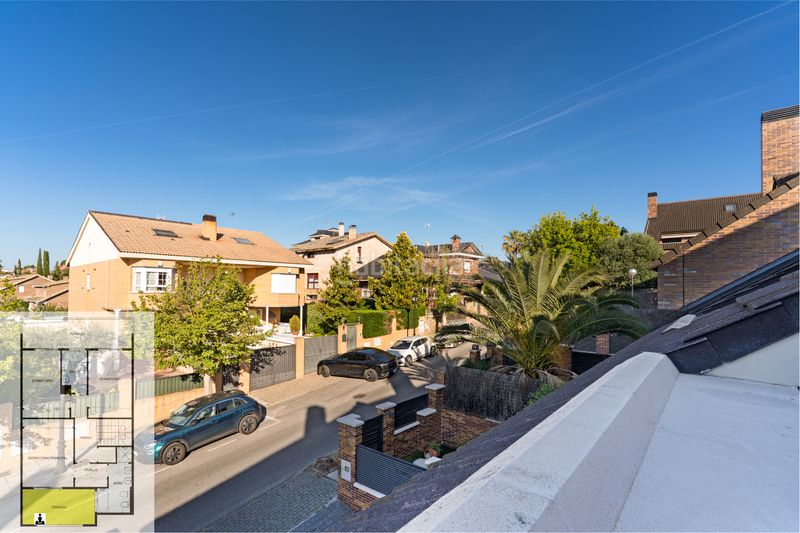 Foto cc78e40c-e3d1-4443-91ec-8b5bf4754d78. Casa adossada amb xemeneia calefacció aparcament piscina a Arroyomolinos