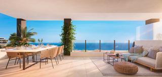 Àtic a Casablanca - La Viñuela. Exclusivo piso con terraza, jardín y vistas al mar