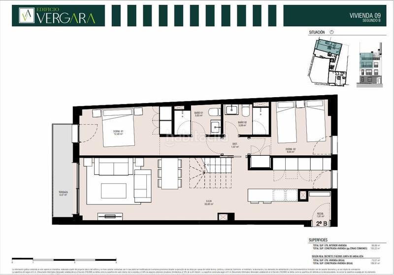 Foto b4efbbdb-6c20-4220-9fd6-18e2e5fee075. Dachwohnung in Los Castillejos - La Trinidad Málaga