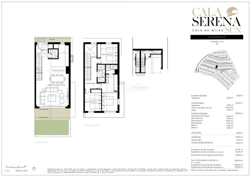 Foto bf1b6252-460c-47e2-a177-78f1d7a8c54d. Casa adossada 157m<sup>2</sup> amb aparcament piscina a la cala Mijas Mijas