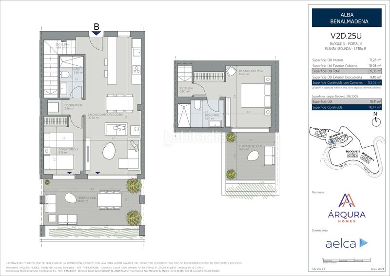 Foto 9ce9cdf0-879d-45b2-be6d-4e15deae8c35. Àtic 108m<sup>2</sup> amb aparcament piscina a Torremuelle Benalmádena