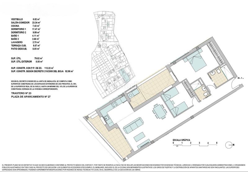 Foto 3e2f2a40-9bca-4a60-ac1a-01a5a2236417. Flat with heating parking pool in Limonar Málaga
