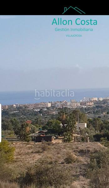 Foto f59c0ef8-642f-4589-899f-a17a4bc0f250. Terreno residencial se vende parcela en damunt lhorta en Vila Joiosa (la)