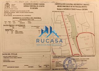 Fondo rustico  General. En venta terreno con prado y arboleda en cantabria.