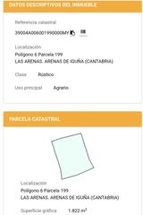 Terreny residencial  Polígono 6 parcela 199. Parcela apto para urbanizar arenas de iguña
