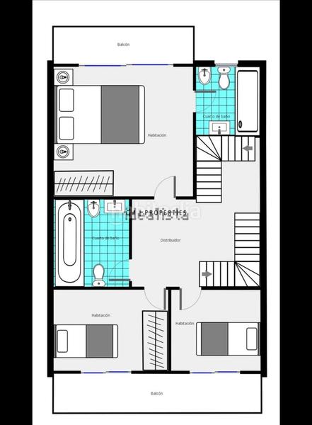 Foto f28ed640-f431-4a09-98c5-73a13bc2694b. Piso adosado de 4 dormitorios en alquiler en Moncada
