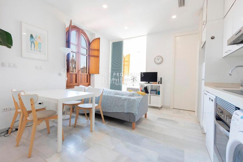 Foto 29337519-1555-4f29-80e7-b5a18fc5e58f. Alquiler ático  con terraza de dos habitaciones en El Mercat. en Valencia