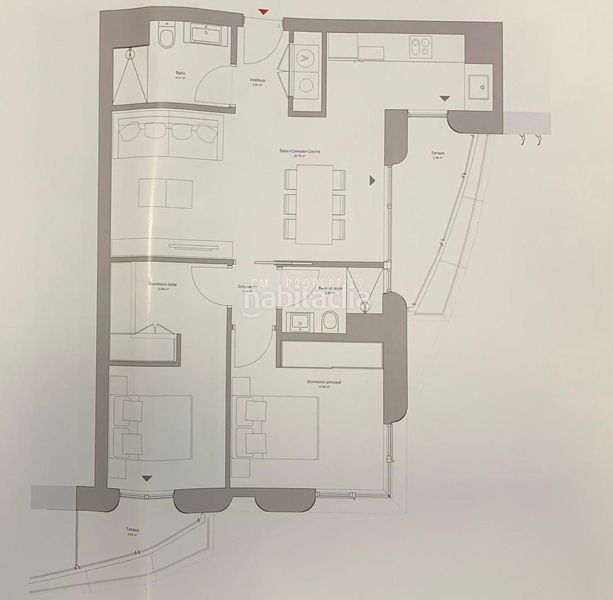 Foto 409f5c2f-1da4-4479-8148-c97533d839e8. Rent flat with heating parking pool in Sant Pau Valencia