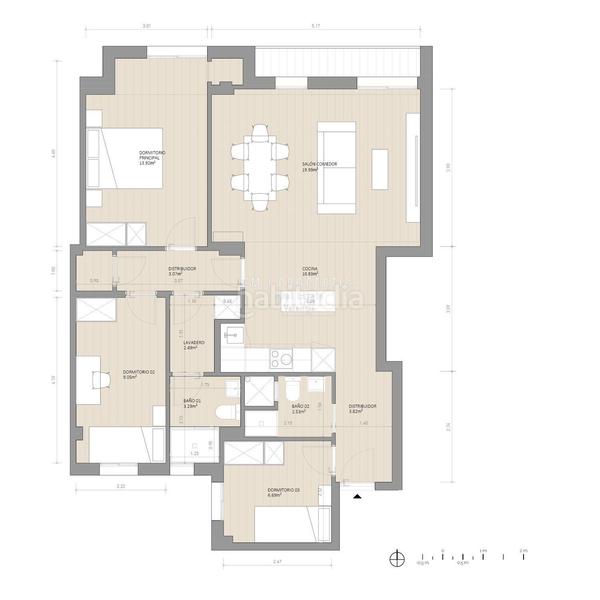 Foto 26722cc1-f5ac-41da-bd8f-ff300a708554. Piso  de 3 dormitorios en calle velazquez en venta en Carlet