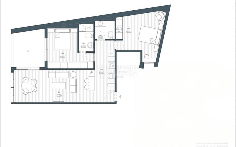 Foto 074cf402-b818-47a1-aeb0-ccf72d0d8854. Alquiler ático atico de dos habitaciones y dos baños con terraza en alquiler. en Valencia