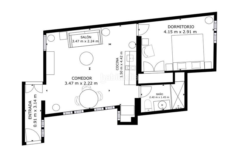 Foto 11ce6626-0492-47f3-9291-803e5eb778fc. Appartamento con riscaldamento in Justicia-Chueca Madrid