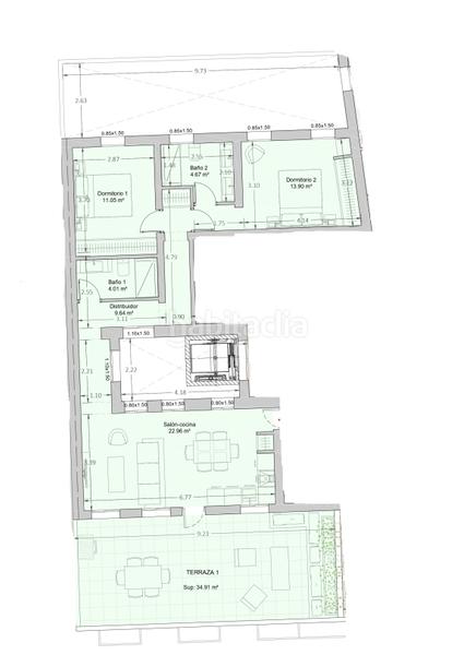 Foto 0f464568-c6dc-4f8e-b981-405204f890c4. Penthouse with heating in Moscardó Madrid