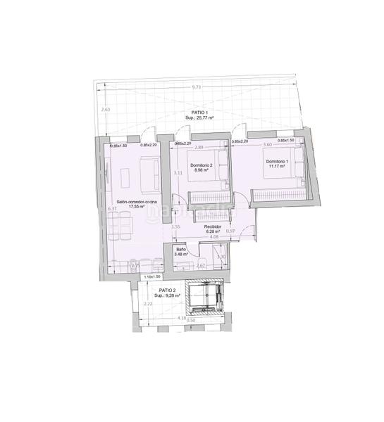 Foto b93657a7-4767-40b3-a760-e107c7615476. Appartement avec chauffage dans Moscardó Madrid