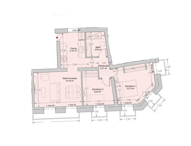 Foto 7f19a92e-2600-4198-be96-8d2caa2d49ad. Appartamento con riscaldamento in Moscardó Madrid