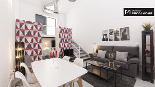 Rent Flat in Pueblo Nuevo. Moderno apartamento estudio en alquiler en ciudad lineal, madrid