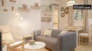 Rent Flat en Goya. Piso de 1 dormitorio y espacio de trabajo en alquiler en goya, m