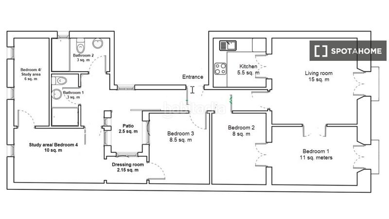 Foto 92932b0f-9678-4e25-bd5b-eef71486caa4. Rent flat with heating in Sol Madrid
