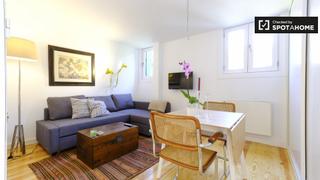 Rent Flat en Fuente del Berro. Elegante estudio en alquiler en fuente del berro, madrid.