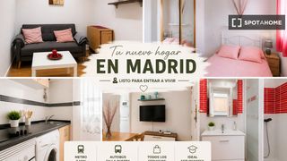 Rent Flat in Numancia. Estudio en alquiler en san diego, madrid