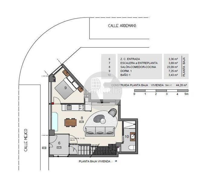 Foto ebdb9cf9-3674-4986-937d-fb088a938c86. Duplex avec chauffage parking dans Guindalera Madrid