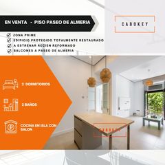 Etagenwohnung  Paseo de almería 79. Cabokey vende piso reformado a esgtrenar en edifico historico de