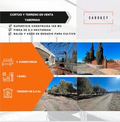 Masia a N/a. Cabokey vende cortijo en tabernas con finca de 6,3 hectareas
