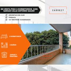 Appartement  Calle arenys de munt 10. Cabokey vende piso de 3 dormitorios, 2 baños, garaje, trastero y