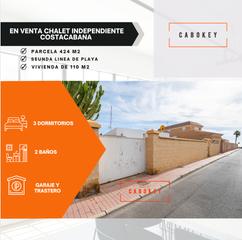 Xalet  Calle dickens 12. Cabokey vende chalet independiente en esquina a 50 metros de la