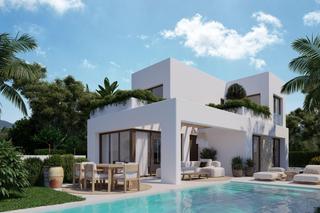 Chalet à Golf Bahía. Villa con vistas al mar  finestrat