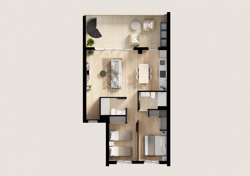 Foto 59a9651f-d093-4dbc-9ef6-f64cfe6b0bb7. Semi detached house with heating parking pool in Finestrat pueblo Finestrat