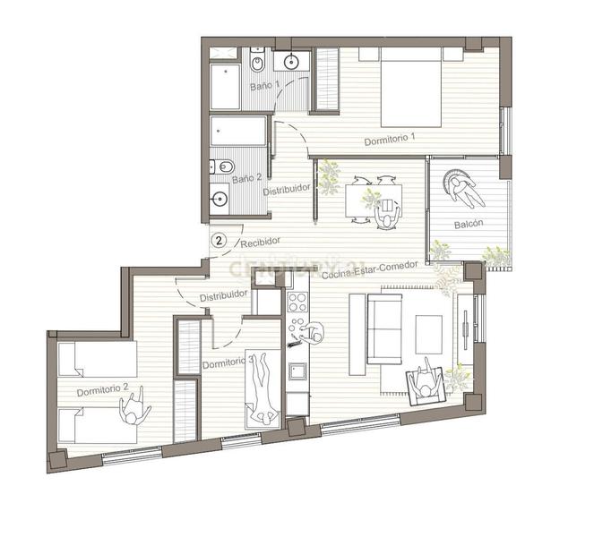 Foto d7136ddb-c74b-4375-bde0-f07800dd61e7. Appartamento con riscaldamento parcheggio in Centre Sabadell
