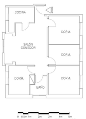 Appartement in Poligono merinals, 55