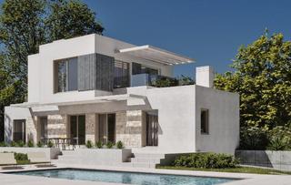 Chalet à Golf Bahía. Chalet con piscina privada en construcción en finestrat, provinc