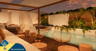 Apartament a Santa Eulària des Riu. Apartamentos en construcción con piscina compartida, islas balea