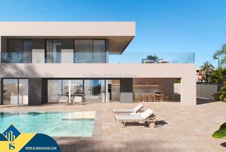 Xalet a El Mojón. Casas con piscina privada en construcción en orihuela costa, pro