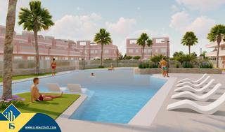 Haus in Pilar de la Horadada Ciudad. Casas con piscina comunitaria en construcción en orihuela costa,