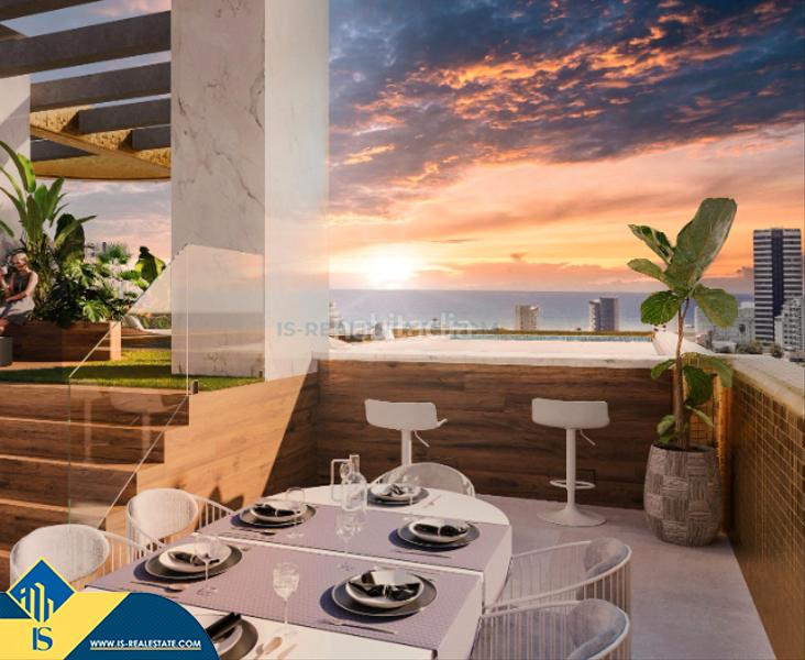 Foto 521e66c0-cbf7-4a58-b21e-9db0d2f49acf. Apartamento  con piscina compartida en construcción e, provincia de alicante. 3 habitaciones | 153 m² | 400 metros al mar en Calp