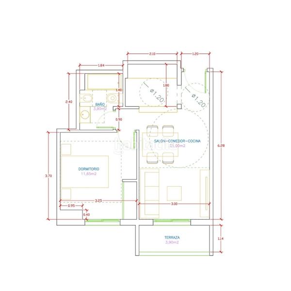 Foto ce8f25ba-2dfb-4334-b93b-ffd6c34473fb. Apartamento  renovado con piscina comunitaria, en la provincia de alicante, en la ciudad . 1 habitación | 55 m² | 700 en Torrevieja