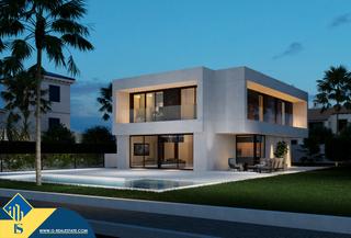 Chalet à La Zenia. Casas en construcción con piscina privada, en la provincia de al
